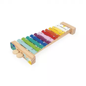Jouet musical xylophone et cymbales Janod Gioia 18 m+