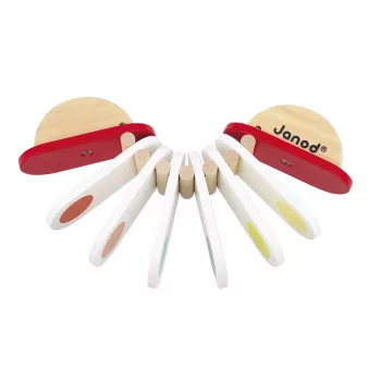 Hochet claquette Janod Confetti 18 m+