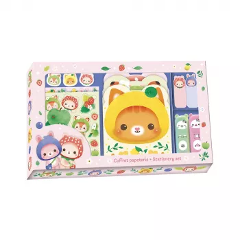 Kit de papeterie Janod 12 pièces Fruit Sweeties 6+