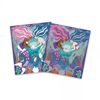 Kit créatif Janod paillettes sirènes 6+
