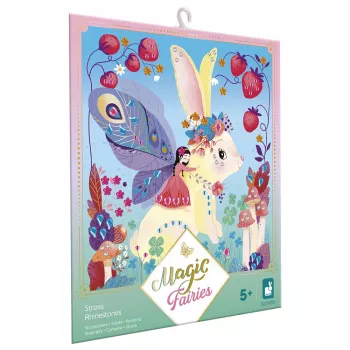 Kit d'art à strass Janod Magic Fairies 5+