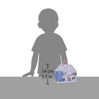 Kit créatif de bricolage Janod pour créer des pinces à cheveux pailletées animaux de la forêt 5+