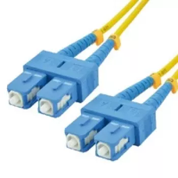 MCL Samar FJOS2/SCSC-1M câble de raccordement fibre optique OS2 monomode simplex SC/SC 1 m jaune
