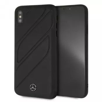 Mercedes-Benz coque rigide New Organic I pour Apple iPhone XS Max – noire