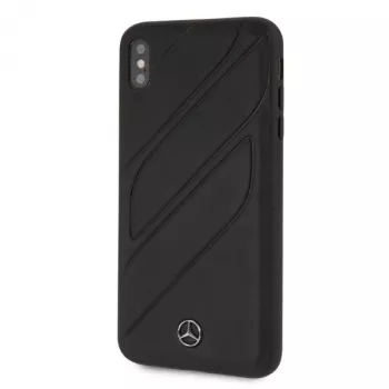 Mercedes-Benz coque rigide New Organic I pour Apple iPhone XS Max – noire
