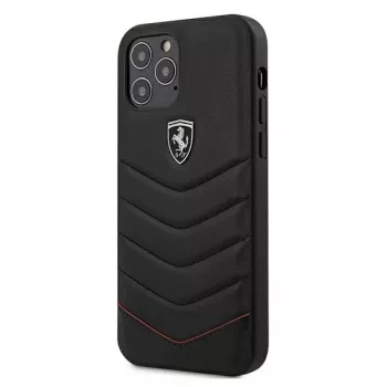 Ferrari coque rigide matelassée Off Track pour Apple iPhone 12 Pro Max 6,7 inch noire