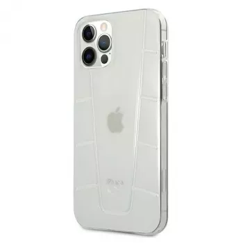 MERCEDES-BENZ MEHCP12MCLCT coque rigide transparente pour iPhone 12/12 Pro 6,1 pouces Transparent Line