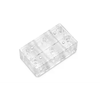 Pont de liaison pour water block GPU EK Water Blocks Vector² - acrylique - transparent - G1/4 pouce - 41 mm