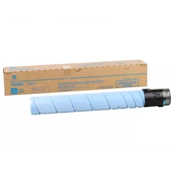 Konica Minolta cartouche de toner cyan haute capacité A06V453, d'origine