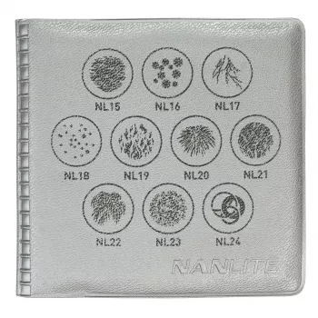 Jeu de gobos Nanlite Gobo Set 2 - 10 gobos en acier inoxydable pour série Forza 60