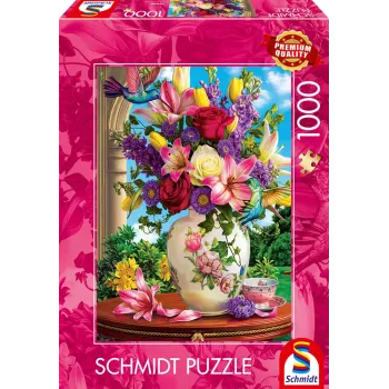 SCHMIDT SPIELE Blumenbouquet (1000 pièces) puzzle