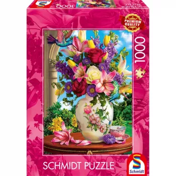 SCHMIDT SPIELE Blumenbouquet (1000 pièces) puzzle