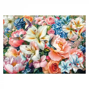 Schmidt Spiele Blumen in Pastell (1000 pièces) puzzle