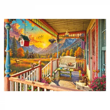 SCHMIDT SPIELE Bergland-Veranda (1000 pièces) puzzle