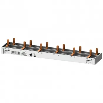 SIEMENS 5ST3675-0 peigne de raccordement à broches 10mm² 3p/N 6xAFD+6xKomp. 12TE