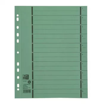 Intercalaire ELBA 400004667 DIN A4 250 g/m² carton manille vert