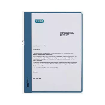 ELBA 50 classeurs à pince A4 bleu