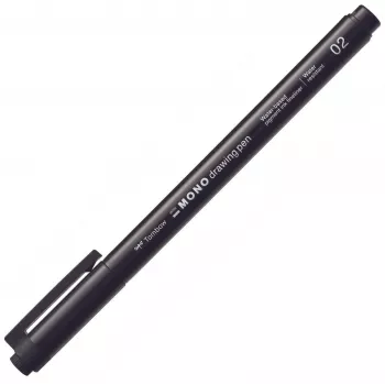 Fineliner de dessin Tombow MONO Drawing Pen 02 - noir - largeur de trait 0,30 mm