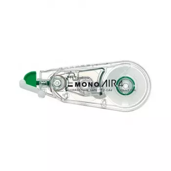 Rouleau correcteur Tombow CT-CA4-20 MONO CA - ruban blanc 10 m x 4,2 mm - distributeur vert/transparent - 20 pièces