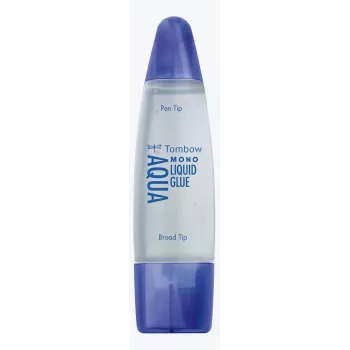 Colle liquide Tombow MONO Aqua avec deux embouts transparente, lot de 10