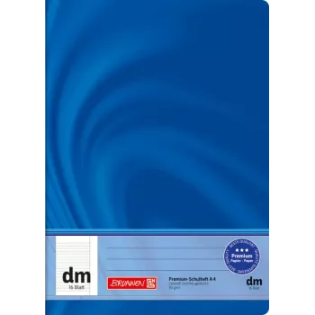 Brunnen cahier d'exercices 1046814 DIN A5 reliure cousue ligné 48 feuilles - A5