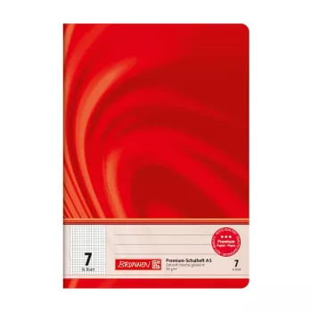 BRUNNEN Vivendi cahier scolaire Lineatur 7, quadrillé sans marge, A5, 16 feuilles