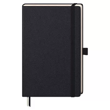 Carnet BRUNNEN KOMPAGNON A5 petits carreaux noir 96 feuilles