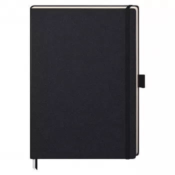 Carnet BRUNNEN KOMPAGNON A4 quadrillé noir 96 feuilles