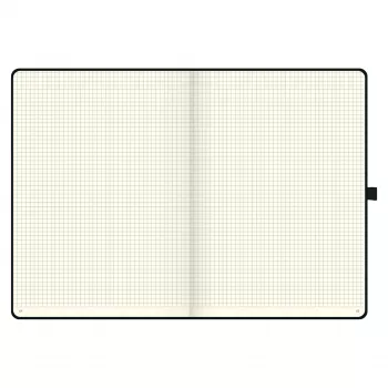 Carnet BRUNNEN KOMPAGNON A4 quadrillé noir 96 feuilles