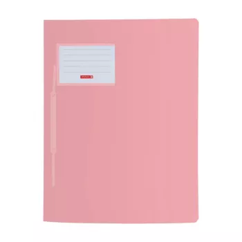 Chemise à agrafes BRUNNEN FACT! polypropylène rose pastel translucide DIN A4