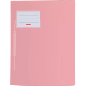 Chemise à agrafes BRUNNEN FACT! polypropylène rose pastel translucide DIN A4