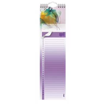 Calendrier d'anniversaires non daté BRUNNEN 9,5 x 34,5 cm (0000176424)