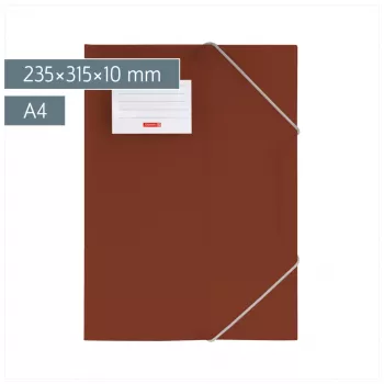 Chemise porte-documents BRUNNEN FACT!pp DIN A4 brun transparent