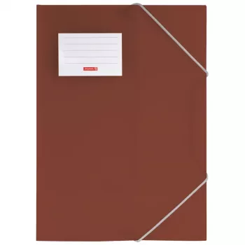 Chemise porte-documents BRUNNEN FACT!pp DIN A4 brun transparent