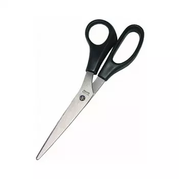 WEDO Ciseaux ergonomiques 210 mm acier inoxydable noir/rouge