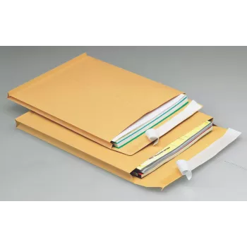 Mayer-Kuvert-Network Enveloppes d'expédition à soufflet DIN C4 sans fenêtre brunes 2,0 cm soufflet 100 pièces