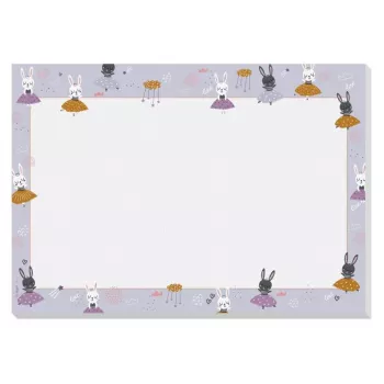 Sous-main SIGEL Bunny Ballerinas lilas papier 30 feuilles