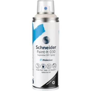 Peinture aérosol acrylique Schneider Paint-It 030 Supreme DIY grise 200 ml