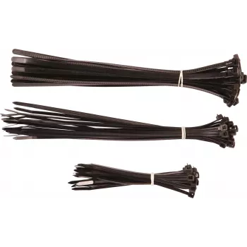 Ensemble de 75 clips et attaches-câbles 3rd Party noir