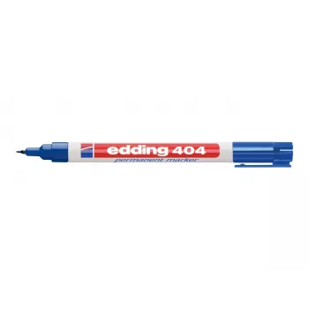 EDDING 404 Marqueur permanent pour verre, métal, plastique - noir - pointe ronde 1 mm