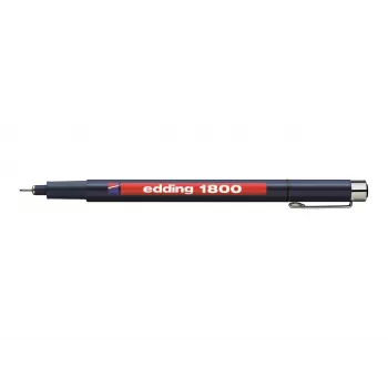 Fineliner EDDING 1800 bleu, encre pigmentaire 0,3 mm