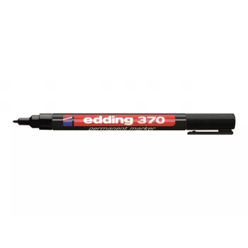 Marqueur permanent EDDING 370 4-370001 pointe ronde 1 mm rechargeable noir
