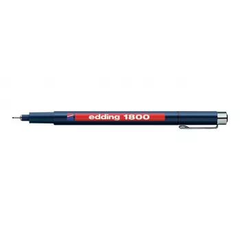 Fineliner EDDING 1800 noir, encre pigmentaire 0,3 mm