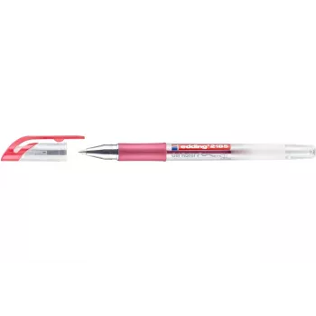 Stylo roller gel EDDING 2185 Crystaljelly 0,7 mm rouge