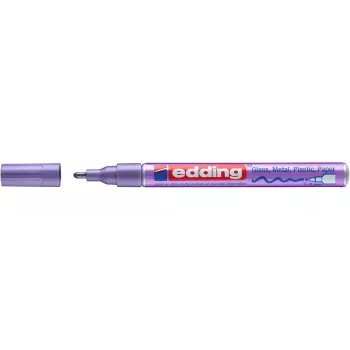 EDDING 4-751-9-078 Marqueur peinture - violet - pointe ronde - aluminium - fin - 1 mm