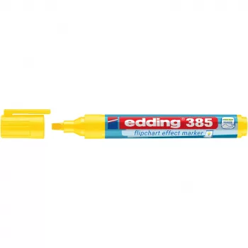 EDDING 385 Marqueur pour paperboard jaune 1,0 - 5,0 mm 1 pièce