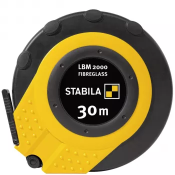 STABILA LBM 2000 Décamètre en fibre de verre boîtier fermé 30 m