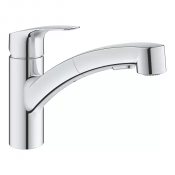 Grohe Eurosmart Robinet de cuisine monocommande extractible 1/2 pouce chrome
