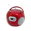 SOUNDMASTER SCD5100WE boombox CD blanche avec radio FM, lecteur cassette, USB et AUX