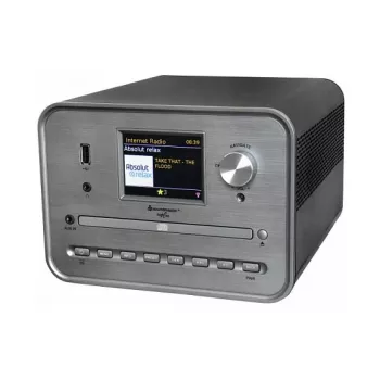 Soundmaster ICD1050SW radio internet avec WiFi, DAB+, FM, CD, MP3, USB, Bluetooth, APP - stéréo, noire